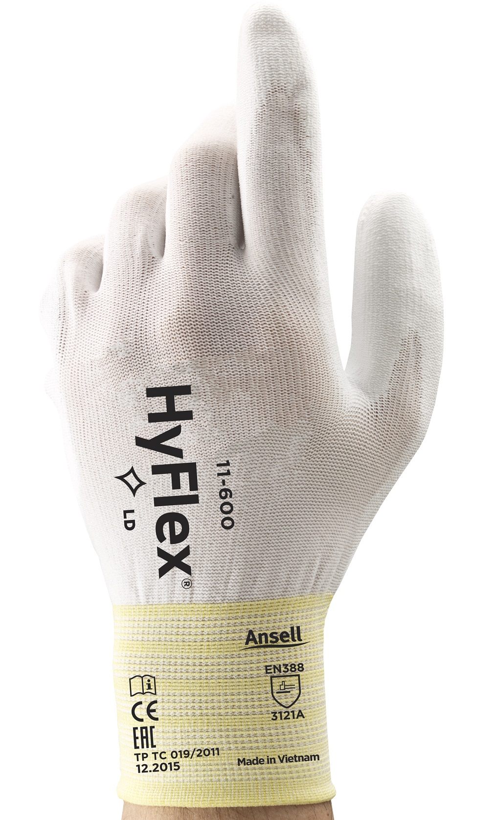 Ansell HyFlex 11-600 PU-Schutzhandschuhe teilbeschichtet