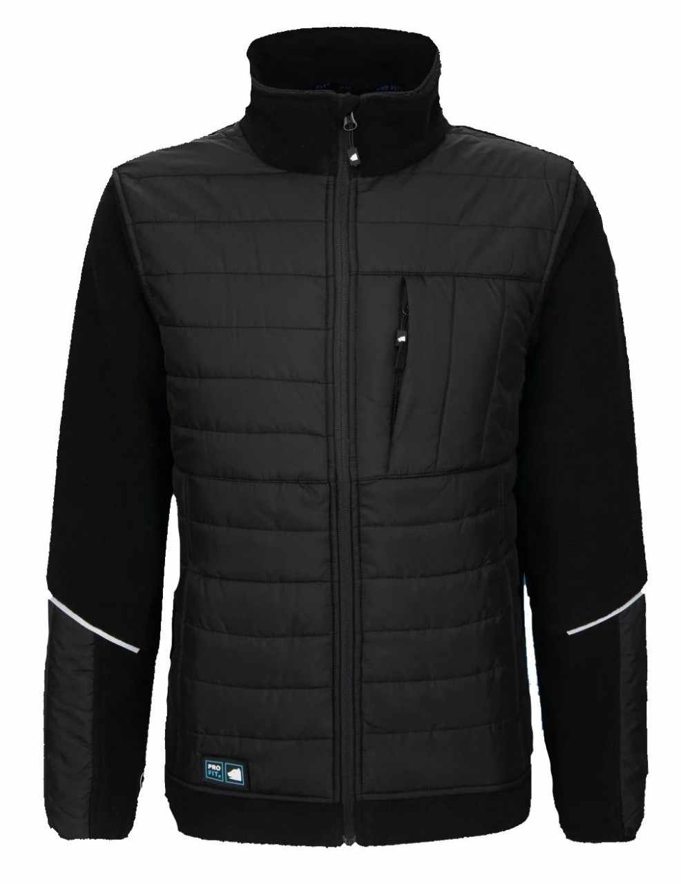 Pro-Fit 465 Fleecejacke Hybrid schwarz