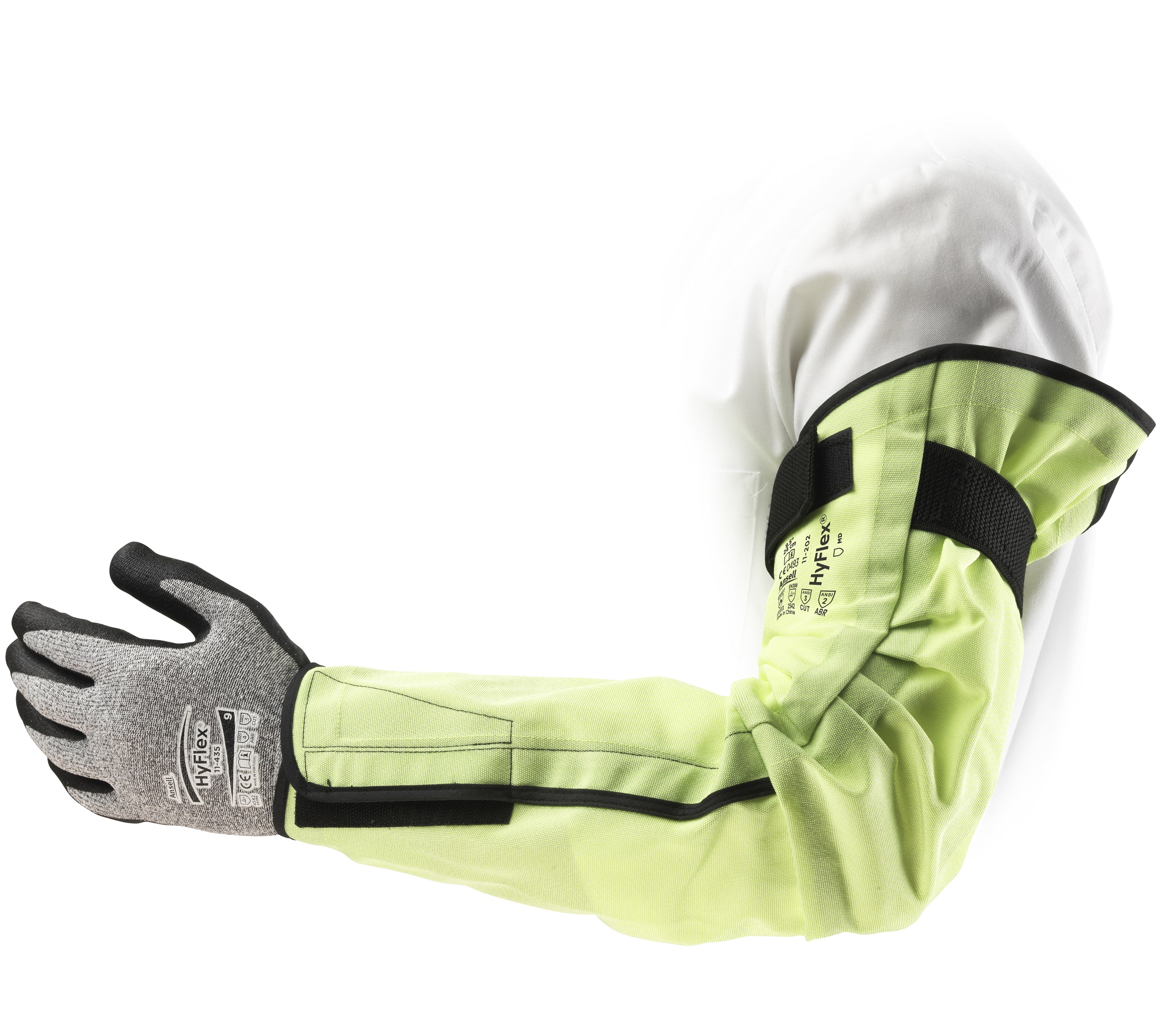 HyFlex-11-202_01B Ansell HyFlex 11-202 Schnittschutz-Armschützer Level C