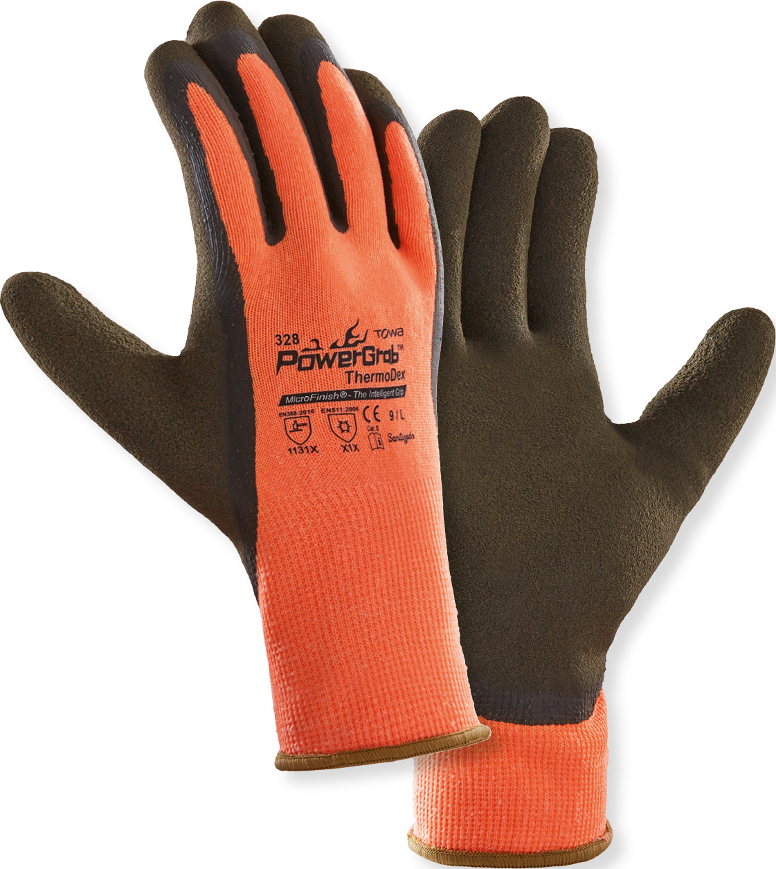 Towa PowerGrab Thermodex 2273 Latex Foam Protective Gloves