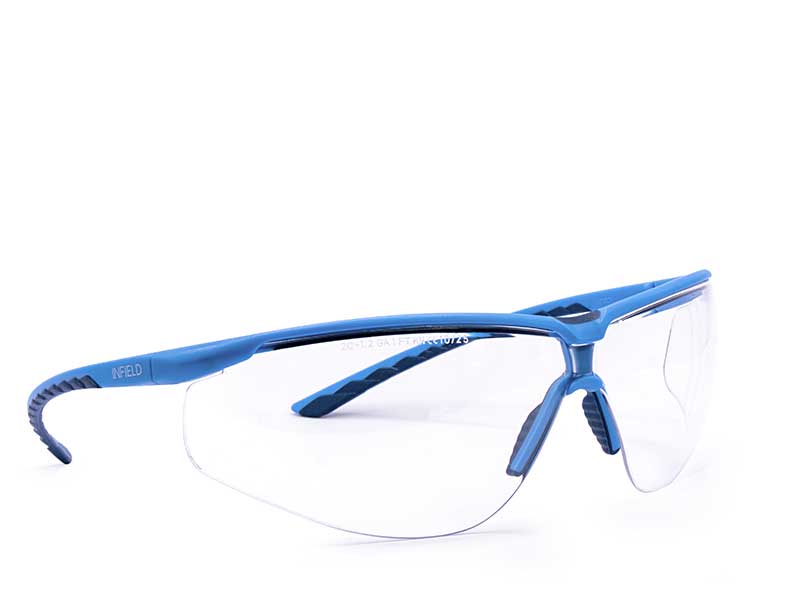 Infield Flexor Plus XL Detektor 9033 006 Bügelbrille detektierbar blau