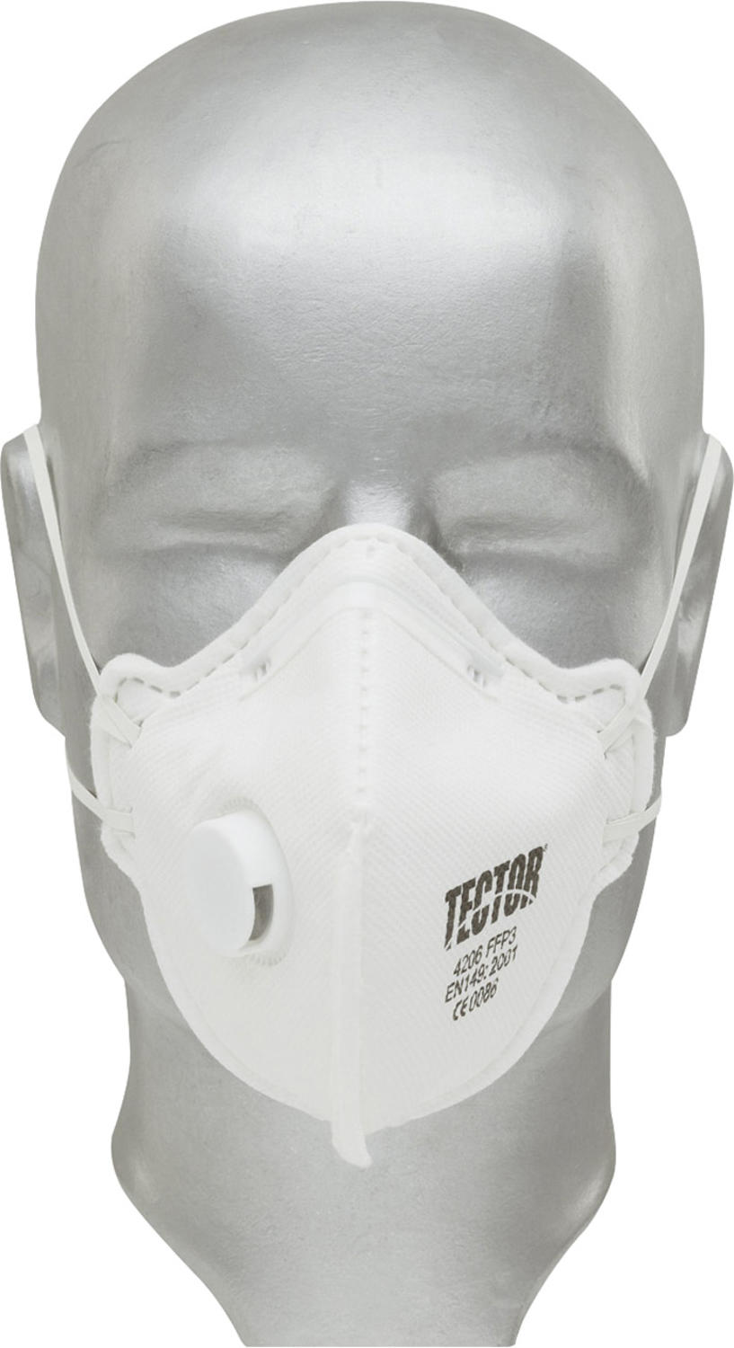 4206 Tector 4206 P3/V Fine dust - Folding mask FFP3 with exhalation valve