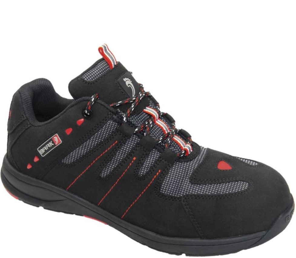 Baak 71442 Sven Halbschuhe S1 SRC schwarz-rot