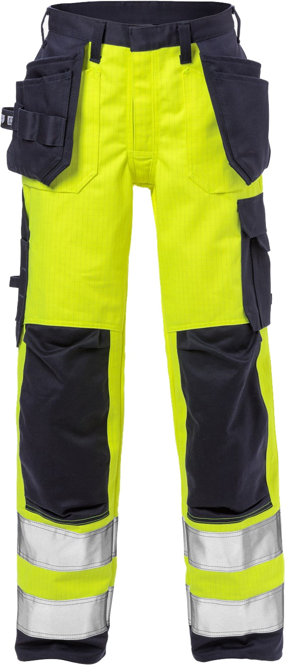 Fristads 125950 Flame High Vis Handwerkerhosen Damen Kl. 2 2589 FLAM