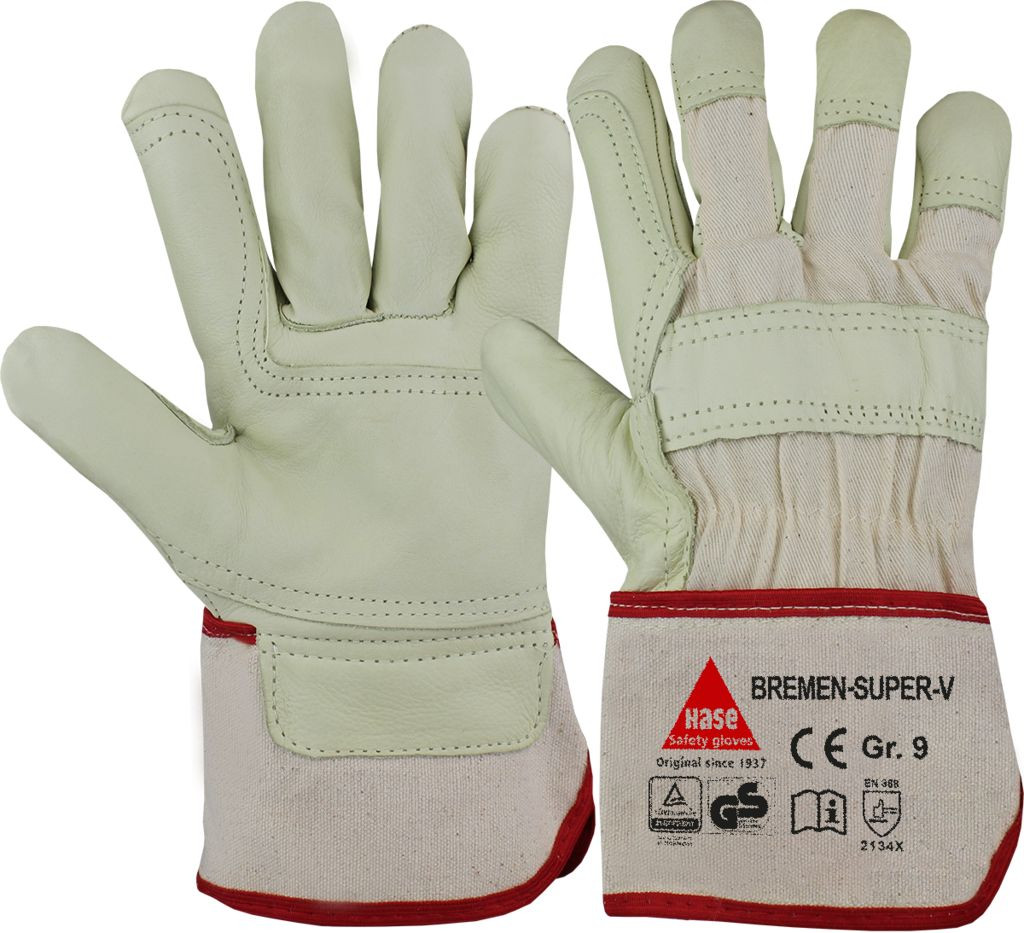 asset0000000040201912102210 Hase 293010 BREMEN-SUPER-V cow grain leather protective gloves