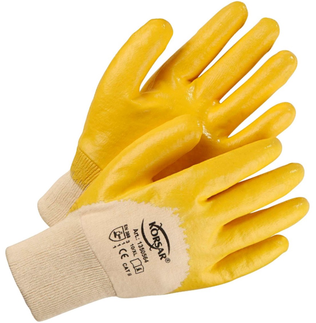 Corsair nitrile protective gloves 3/4 coated