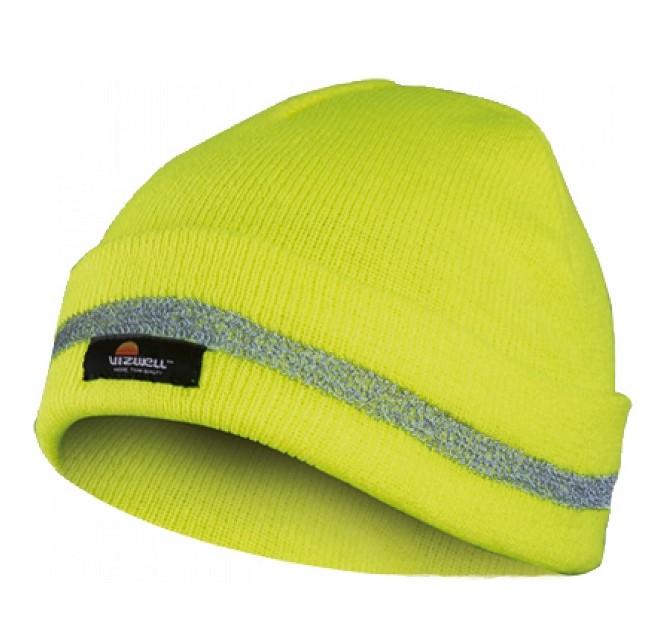 Vizwell VW21502Y Warnschutz-Mütze leuchtgelb