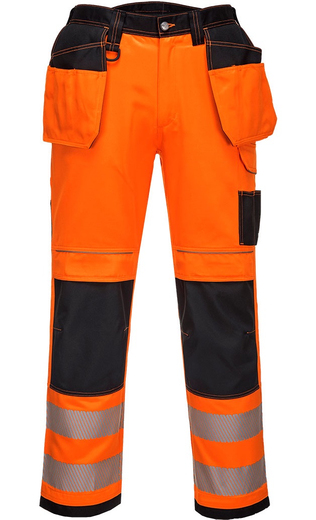 leuchtorange-schwarz