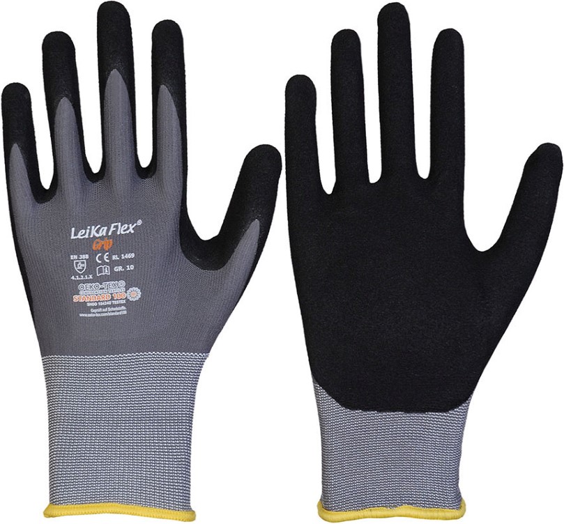 LeiKaFlex 1469 Grip nitrile protective gloves