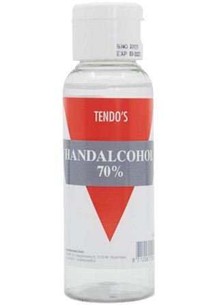 beispielklappscharnierverschluss-tendos-handalcohol Tendo's hand disinfectant 70% alcohol - 100 ml