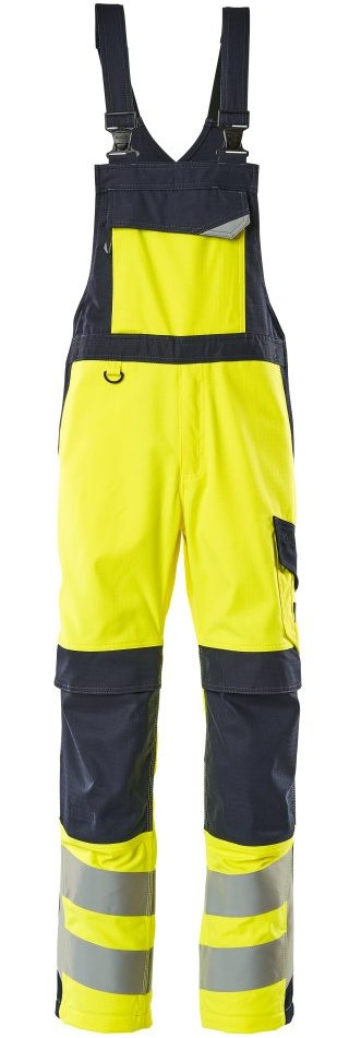13869-216-17010_P01_1000pxWeb Mascot DAVOS 13869-216 Warnschutz-Latzhose mit Knietaschen
