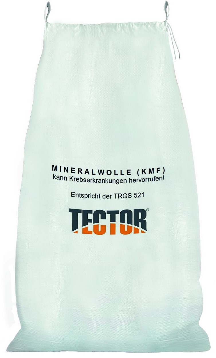 84710-b Tector 84710 KMF-Sack 140 x 220 cm mit Hebeschlaufen für Mineralfaserabfälle