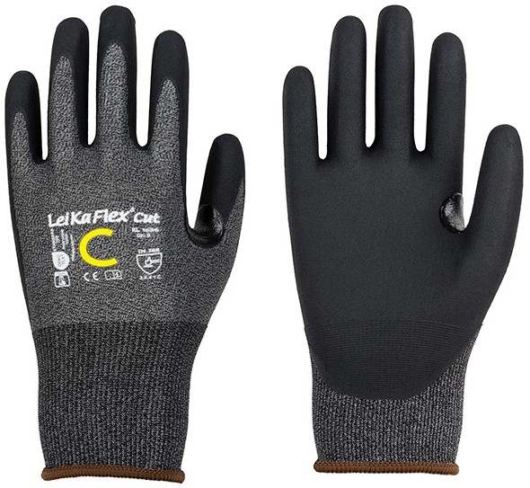 12yCkeUeMw8RXi LeiKaFlex 1636 Nitrile Foam Cut Protection Gloves Level C