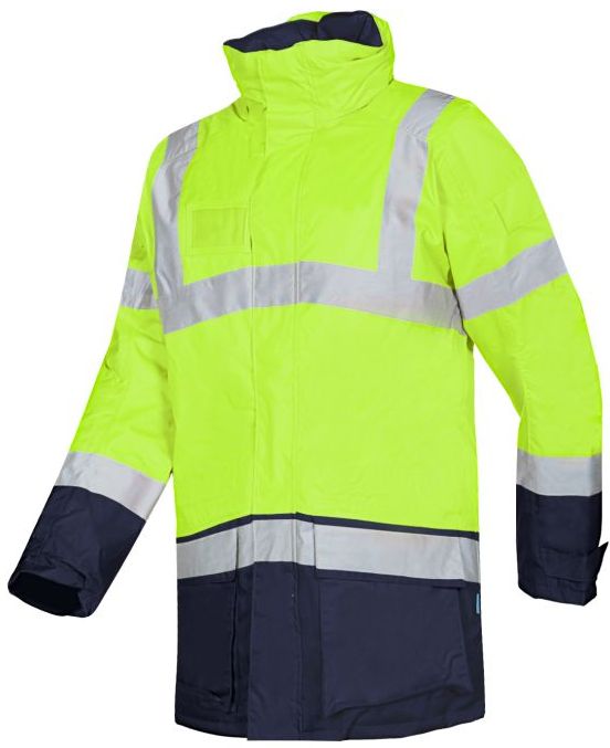 313a_278___sil-4 Sioen Lightflash 313AN2ES3 Warning protection winter rain parka