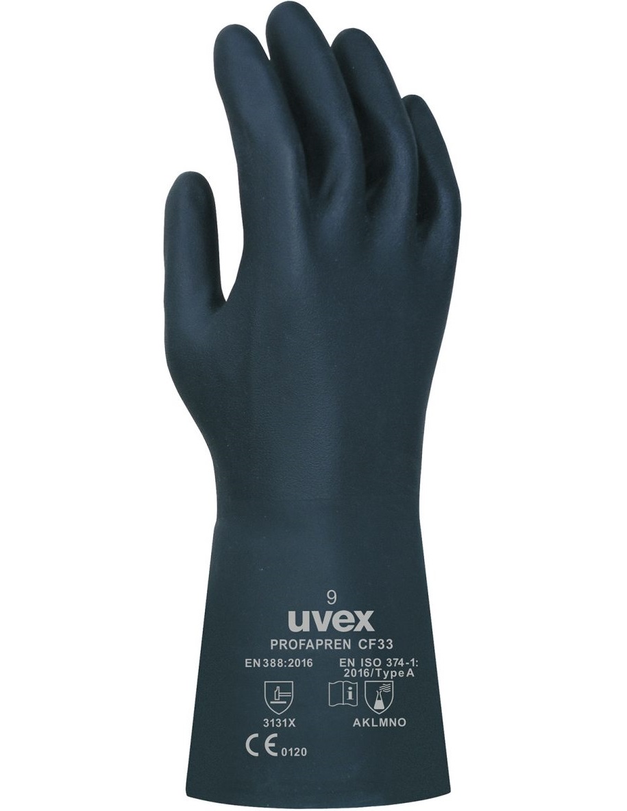 uvex 60119 profapren CF33 Chemikalienschutzhandschuhe