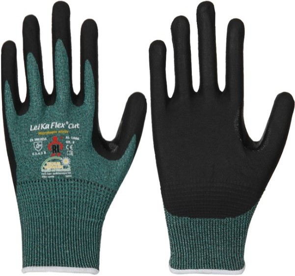 001666-1BPyHwXtAkrsoE LeiKaFlex Cut 1666 nitrile cut protection gloves level B