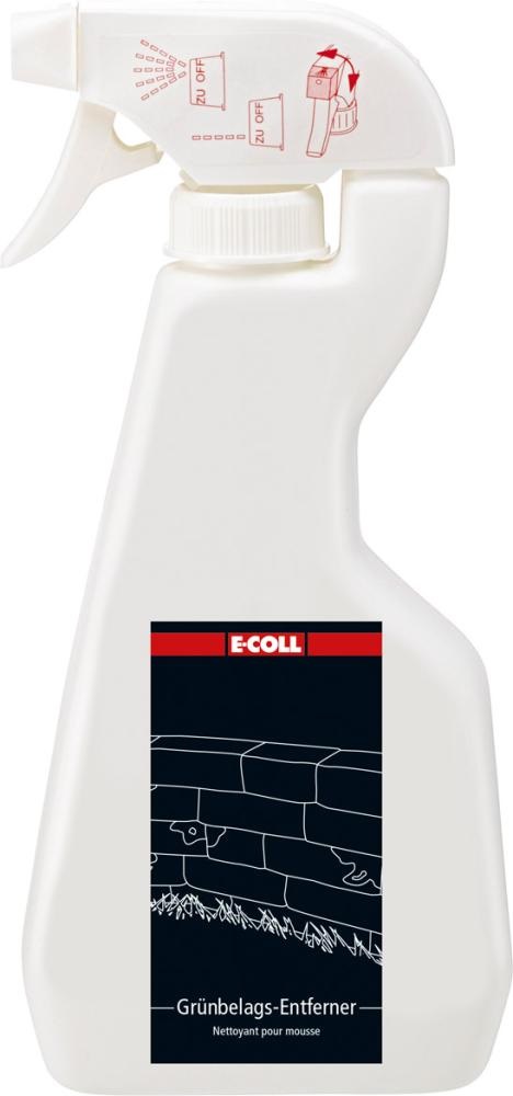 E-COLL Grünbelagsentferner 500-ml-Sprühflasche