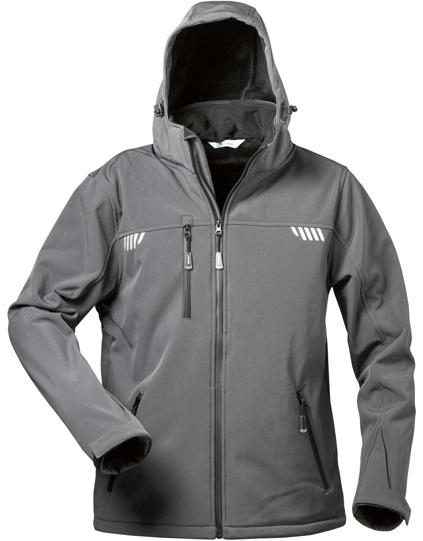 19943 elysee 19943 APOLLO Softshell jacket with fur grey