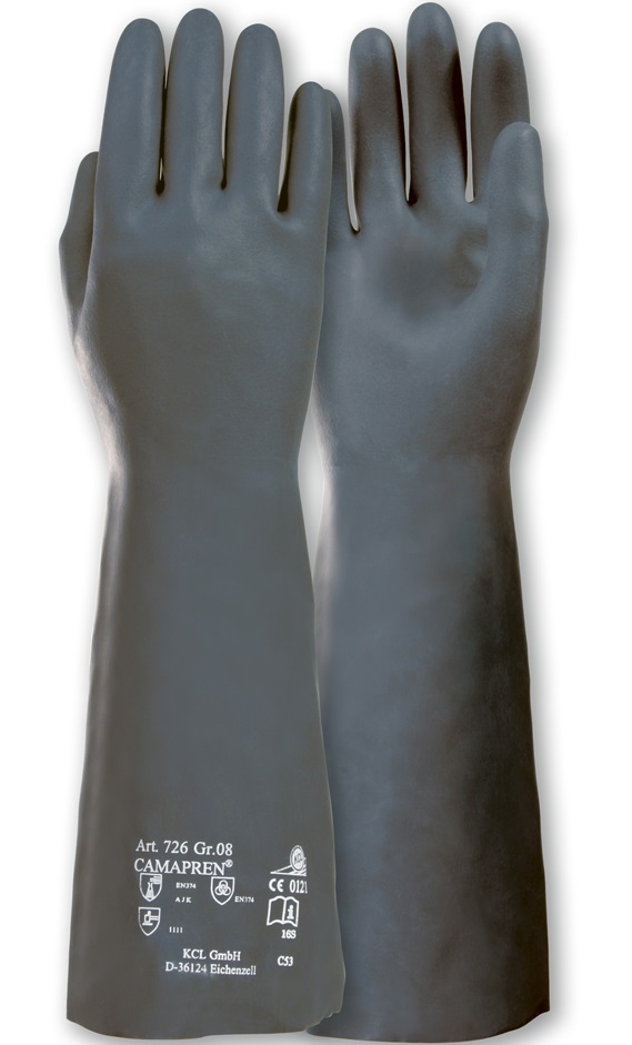 boe-726-2 KCL Camapren 726 Chloroprene latex chemical protective gloves