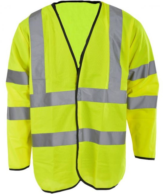178611-3 Ocean 1-78 High visibility vest with sleeves