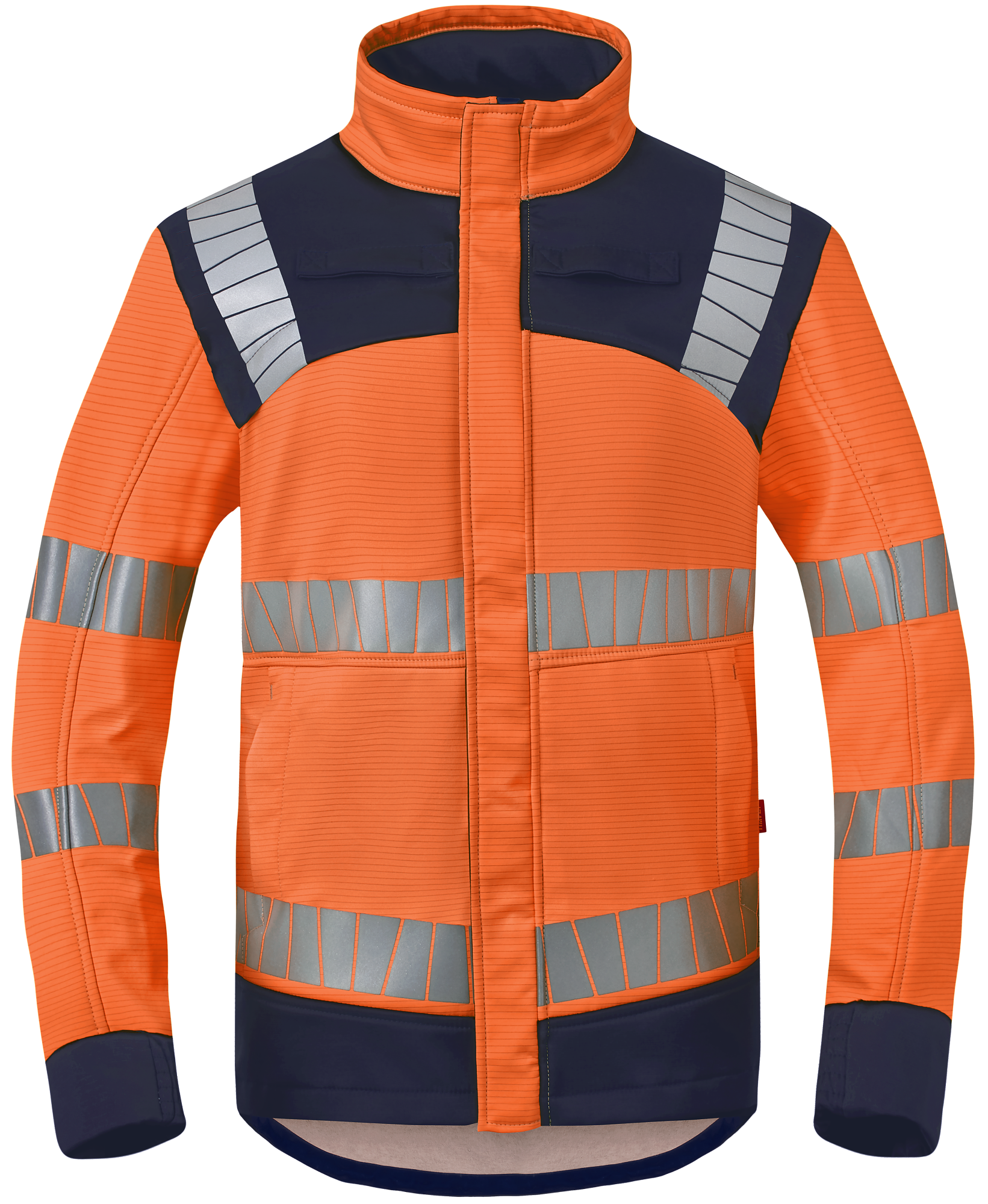 warnorange-marineblau