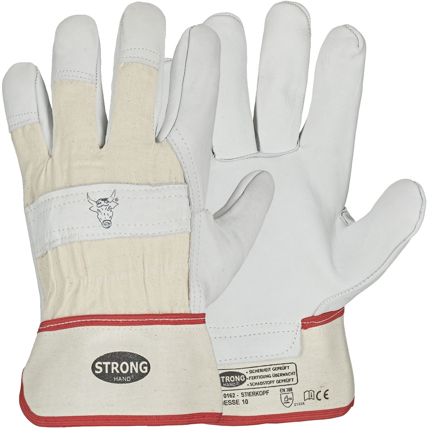 Stronghand 0162 bull head cowhide protective gloves