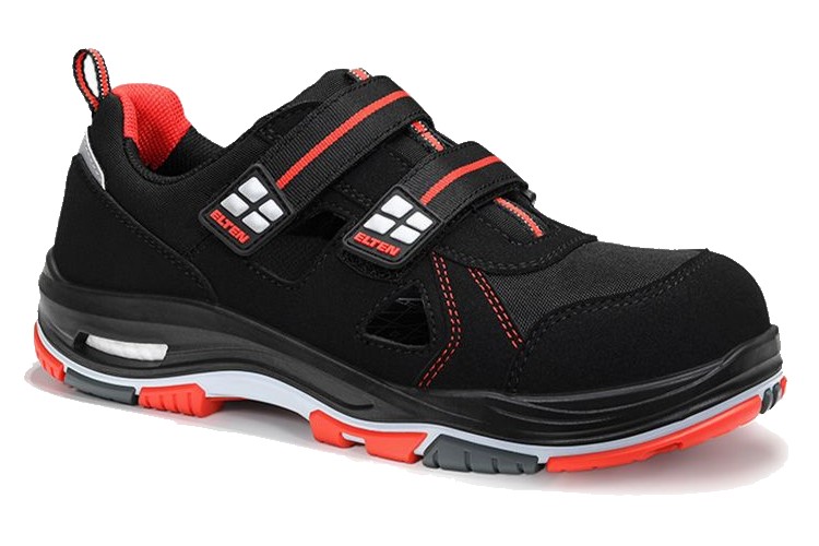 Elten Ian XXTP 711310 Sicherheitssandalen Easy ESD S1 black-red