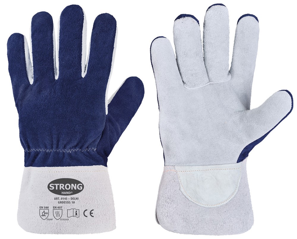 19PiXEkCSo5BMD Stronghand 0145 Delhi cowhide full leather gloves with cut protection level F