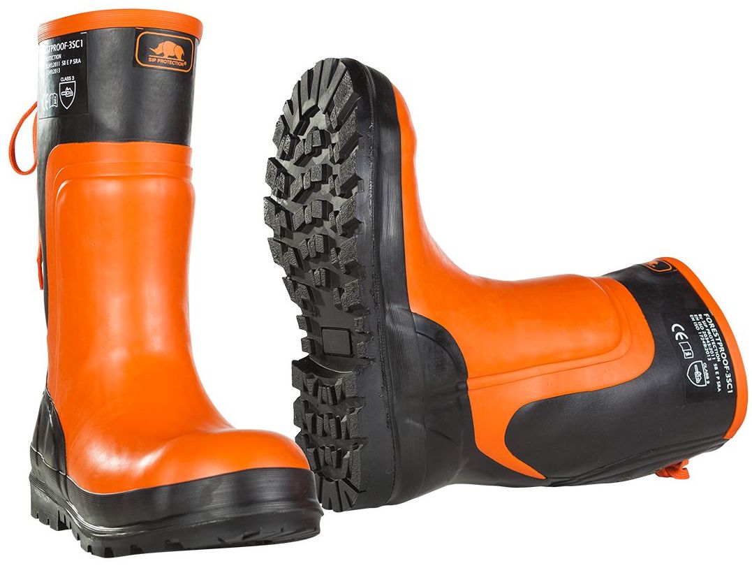 SIP Protection Forestproof 3SC1 Schnittschutzstiefel schwarz-orange