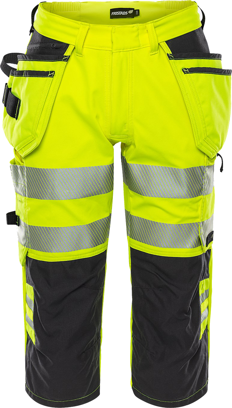 Fristads 301056 High Vis Stretch-3/4-Hose Kl. 2 2666 GSTP
