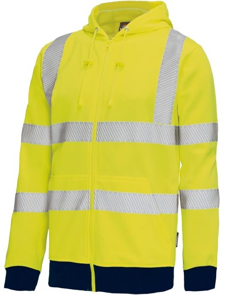 13eqGsPJSjeeJ4 Vizwell VW14BY high-visibility sweat jacket bright yellow