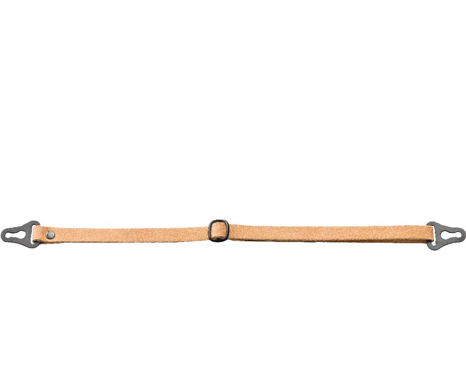 krkl VOSS Chin strap made of cowhide leather with sliding buckle