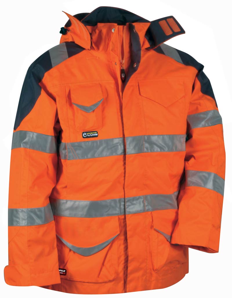5bc74b93-bfc8-4be0-9113-706ec0a8018e COFRA Protection V024-0 Warnschutz-Regen-Parka