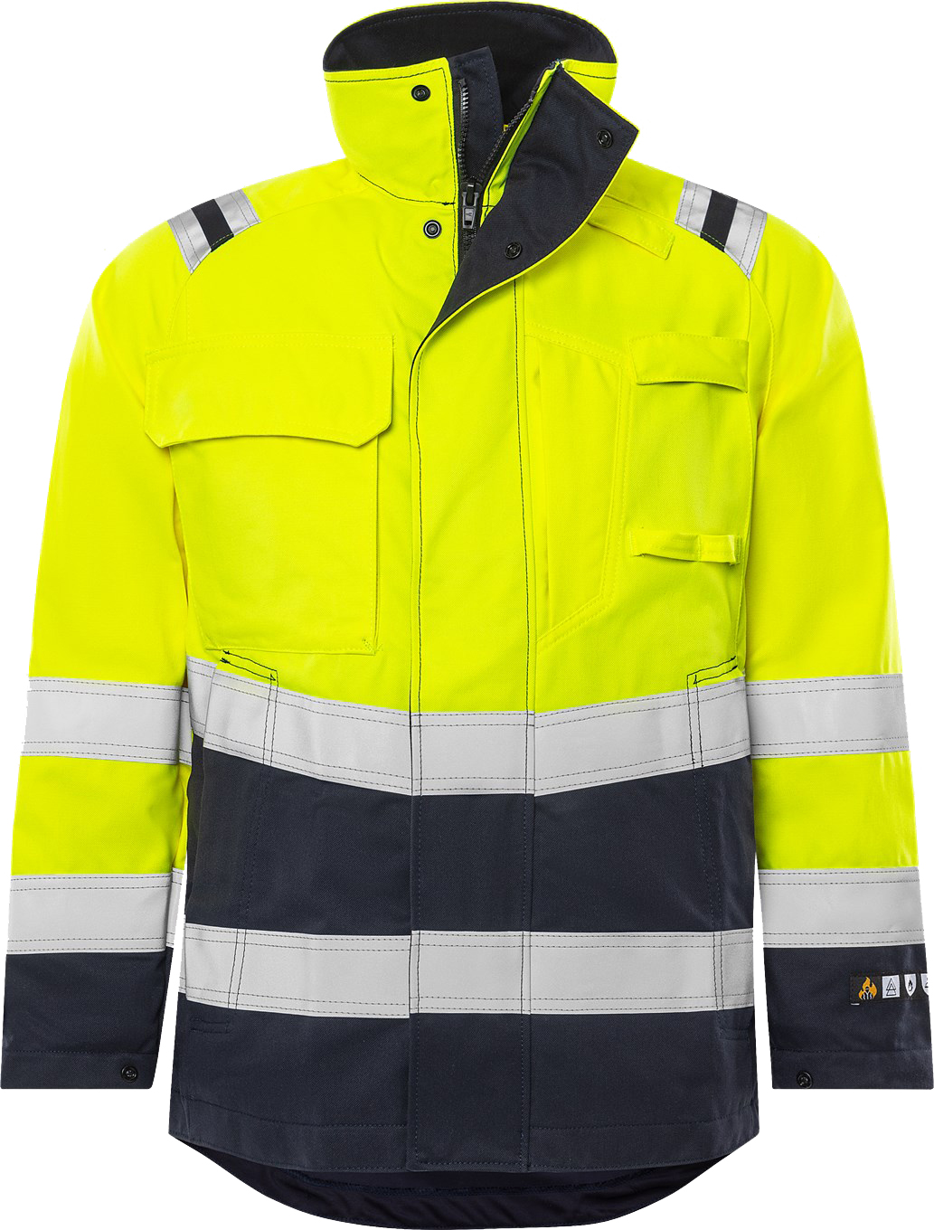 d34410ff71b51a0f5f23ad4c65494f40 Fristads 119922 Flamestat High Vis Jacke Kl. 3 4175 ATHS