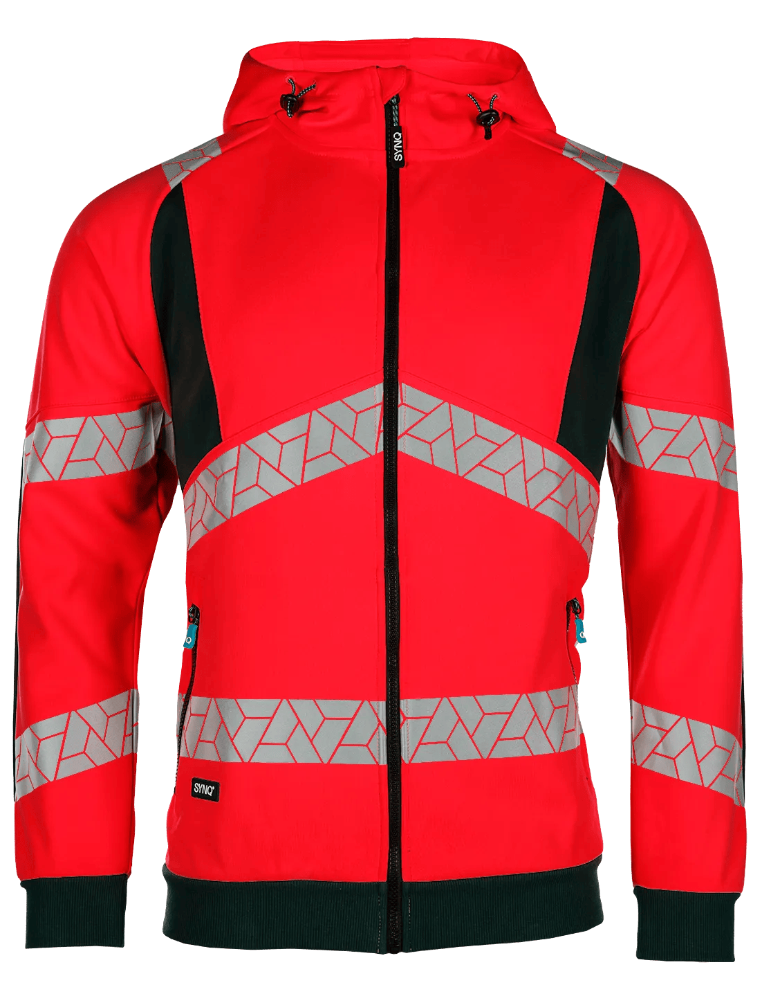 SYNQ® Highlight 406WA2MT4 Warnschutz-Hoodie mit Reißverschluss
