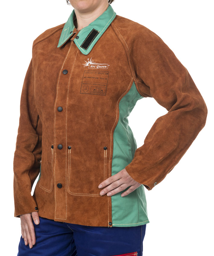 Weldas Lava Brown 44-7300/P-AQ Damen-Schweißerjacke