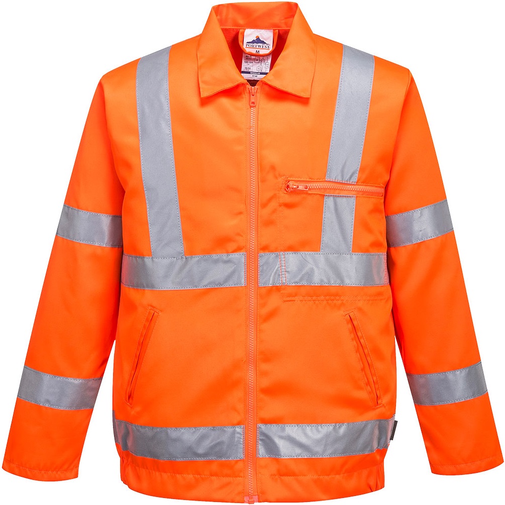RT40ORRUmaYaReg62d6v Portwest RT40 Warnschutzjacke RIS leuchtorange