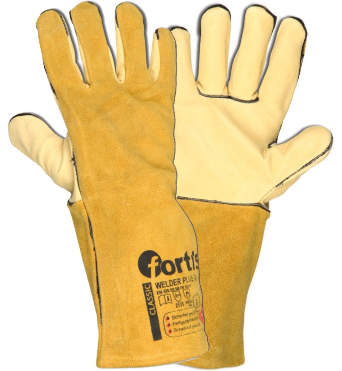 Fortis Classic Welder Plus Schweißerschutzhandschuhe gelb bis 250°C