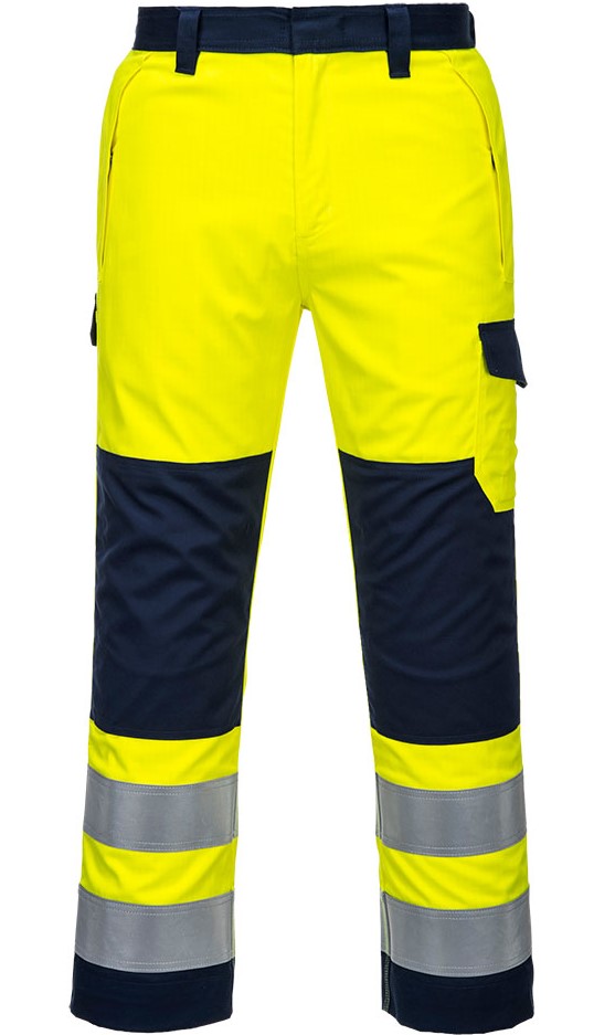 Portwest MV46 Modaflame Hi-Vis Multinorm waistband trousers