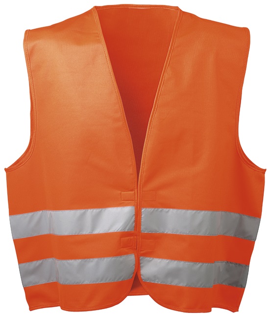 wicaTex 22686 OSKAR warning protection vest light orange