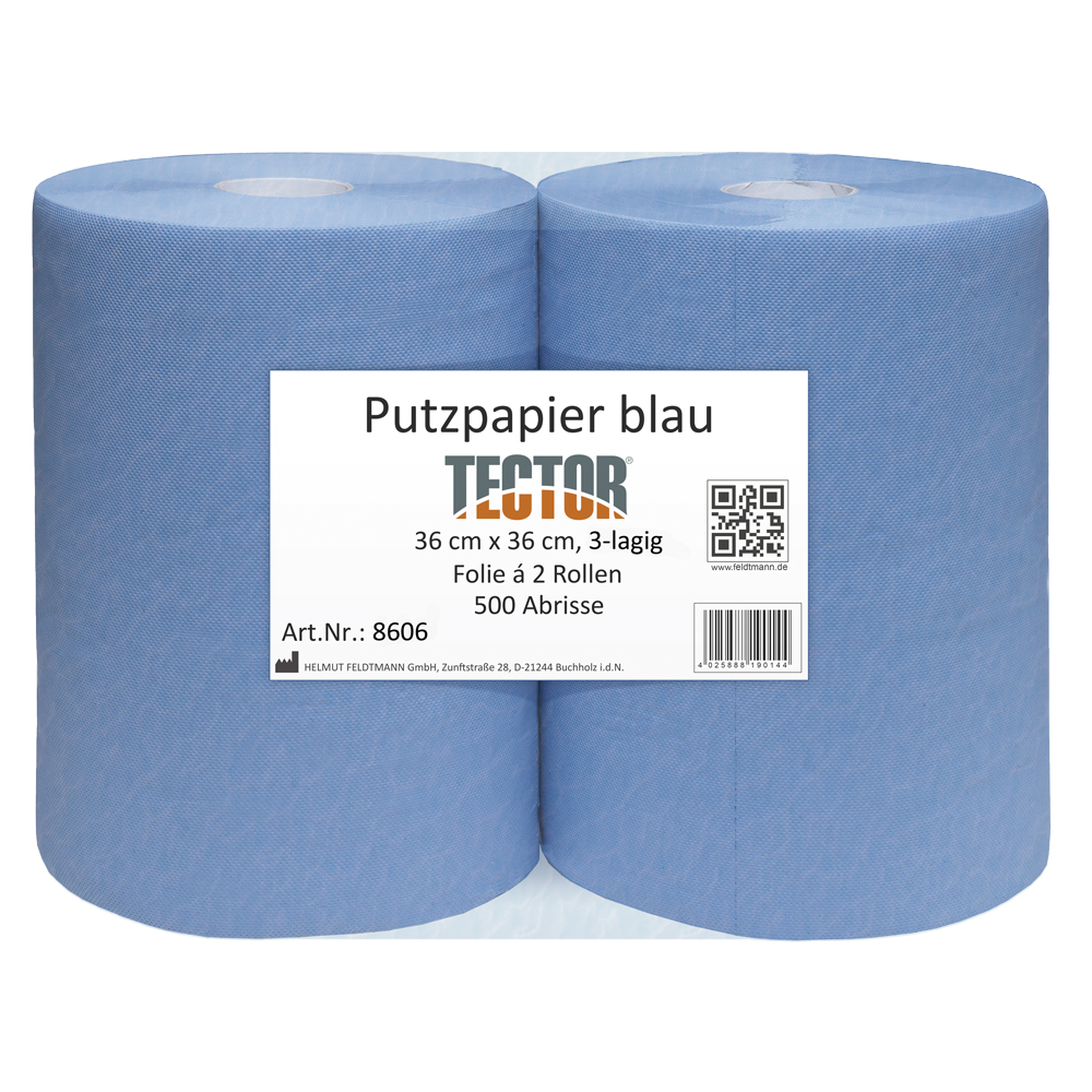 Tector 8606 Putzpapier 3-lagig 36 x 36 cm 500 Blatt
