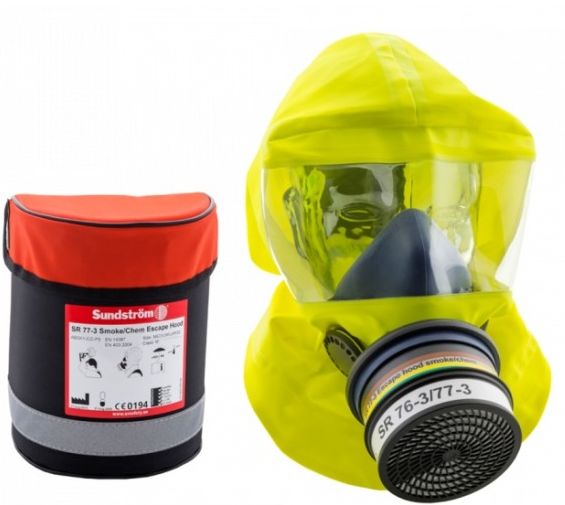 Sundström Fluchthaube H15-3212 SR 77-3 ABEK1-CO-P3 S/M stat