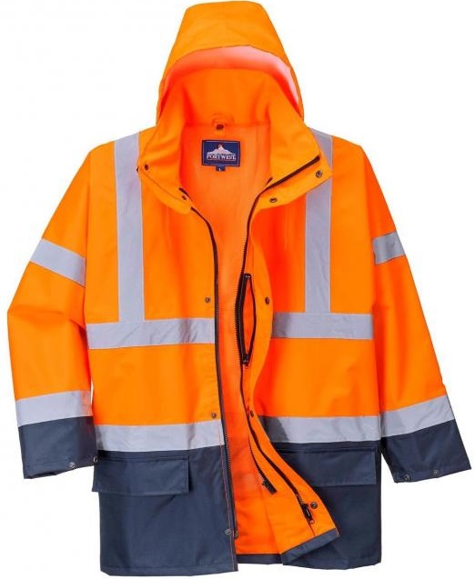 *SALE* Portwest S766 Warnschutz 5-in-1 Kontrast Jacke Essential (G)