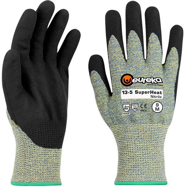 cas1 eureka 13-5SHNI SuperHeat Nitrile Cut Protection Gloves