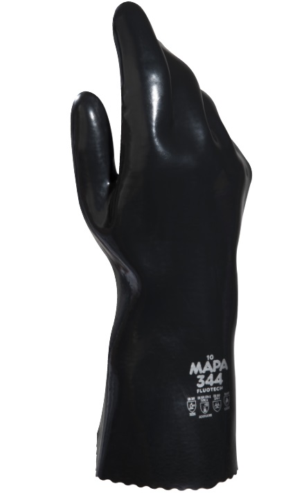 Mapa Fluotex 344 Fluoroelastomer chemical protective gloves