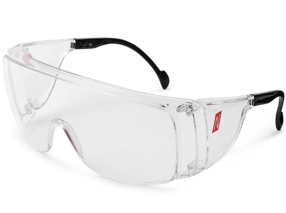 Nitras 9015 Vision Protect OTG safety glasses clear