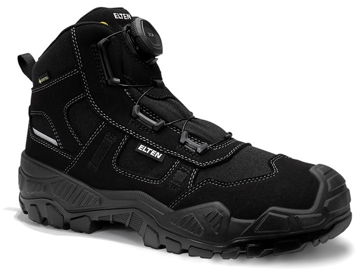 Elten Mike 763841 Sicherheitsstiefel BOA GTX black Mid ESD S3S CI