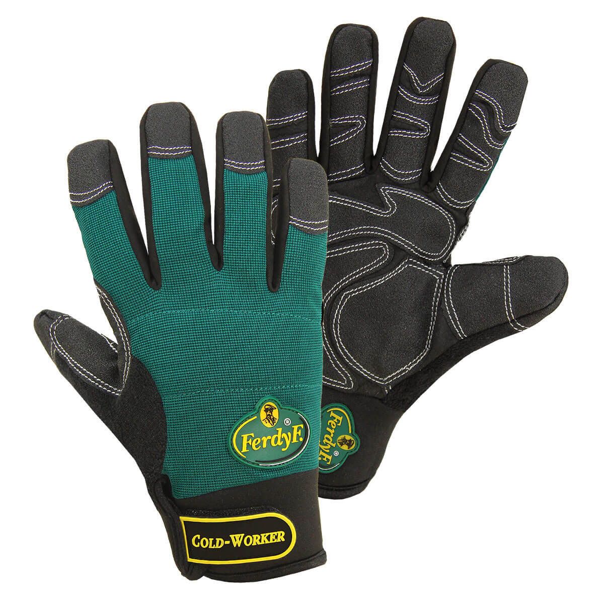 FerdyF. 1990 Cold Worker Cold Protection Synthetic Leather Mechanic Gloves