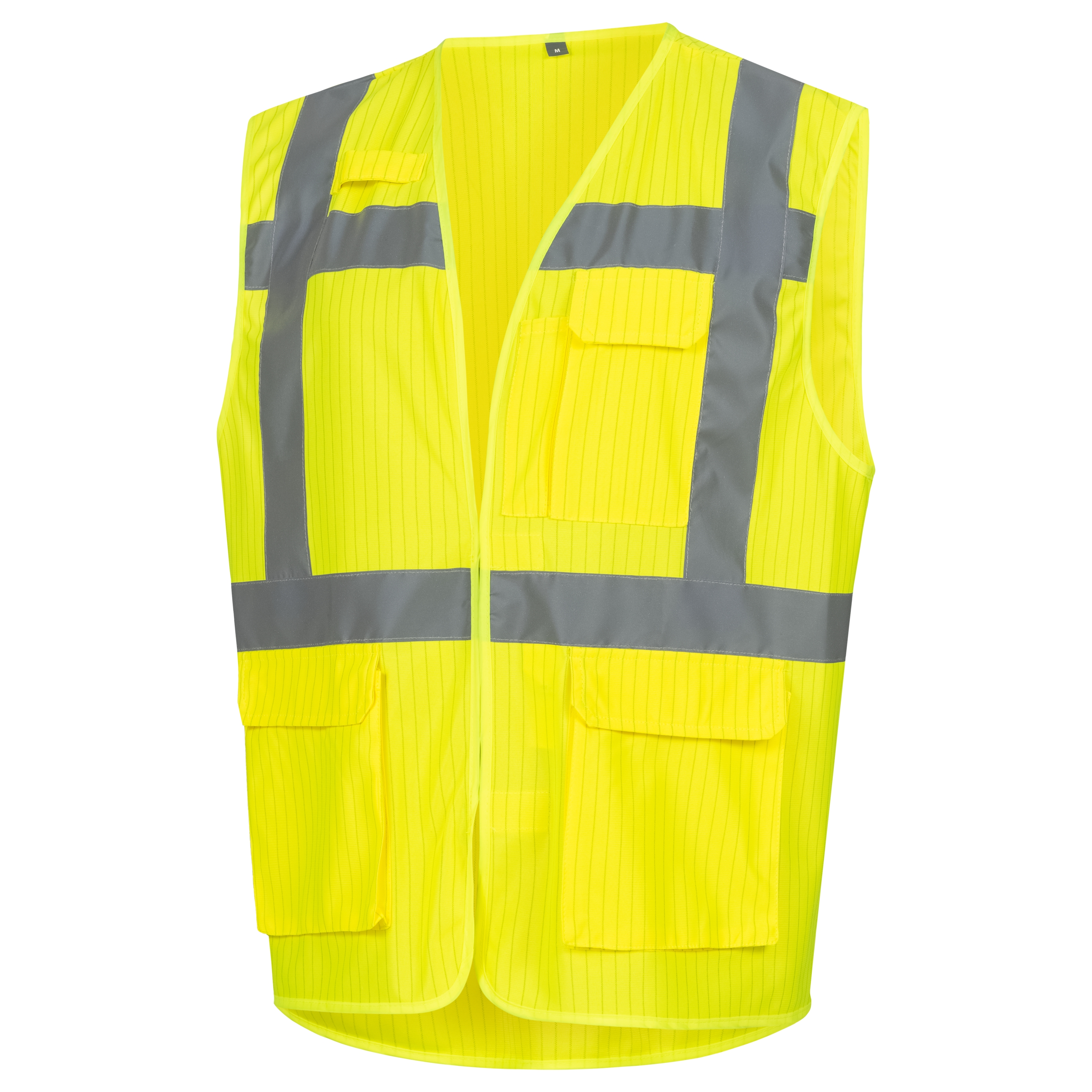 Nitras high visibility vest with shoulder stripes