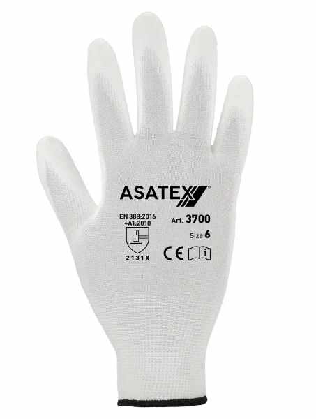 Asatex 3700-70 PU-Feinstrickhandschuhe teilbeschichtet